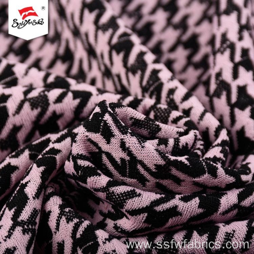 Hard-wearing Polyester Printed Jacquard Fabric